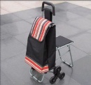 Canvas shopping bags with wheels