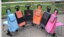 Canvas shopping bags with wheels