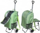 Foldable Shopping trolly With Chair(ICE BAG)